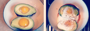 Power Breakfast: Super Simple Baked Avocado with Egg