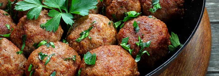 Bison Meatballs