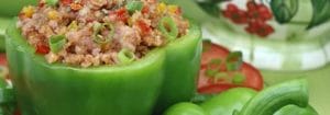 Stuffed Peppers with Turkey and Vegetables