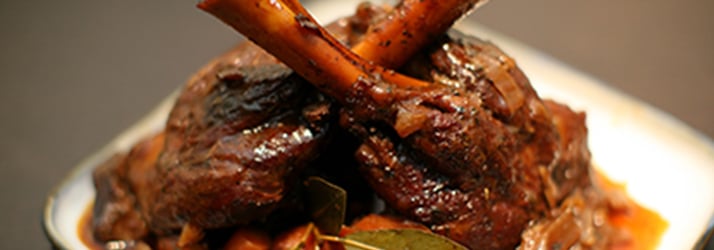 braised lamb shanks