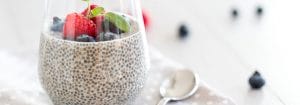 Coconut Chia Berry Pudding